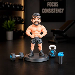 Chaveiro Musculoso Personalizado